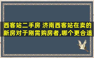 西客站二手房 济南西客站在卖的新房对于刚需购房者,哪个更合适一些